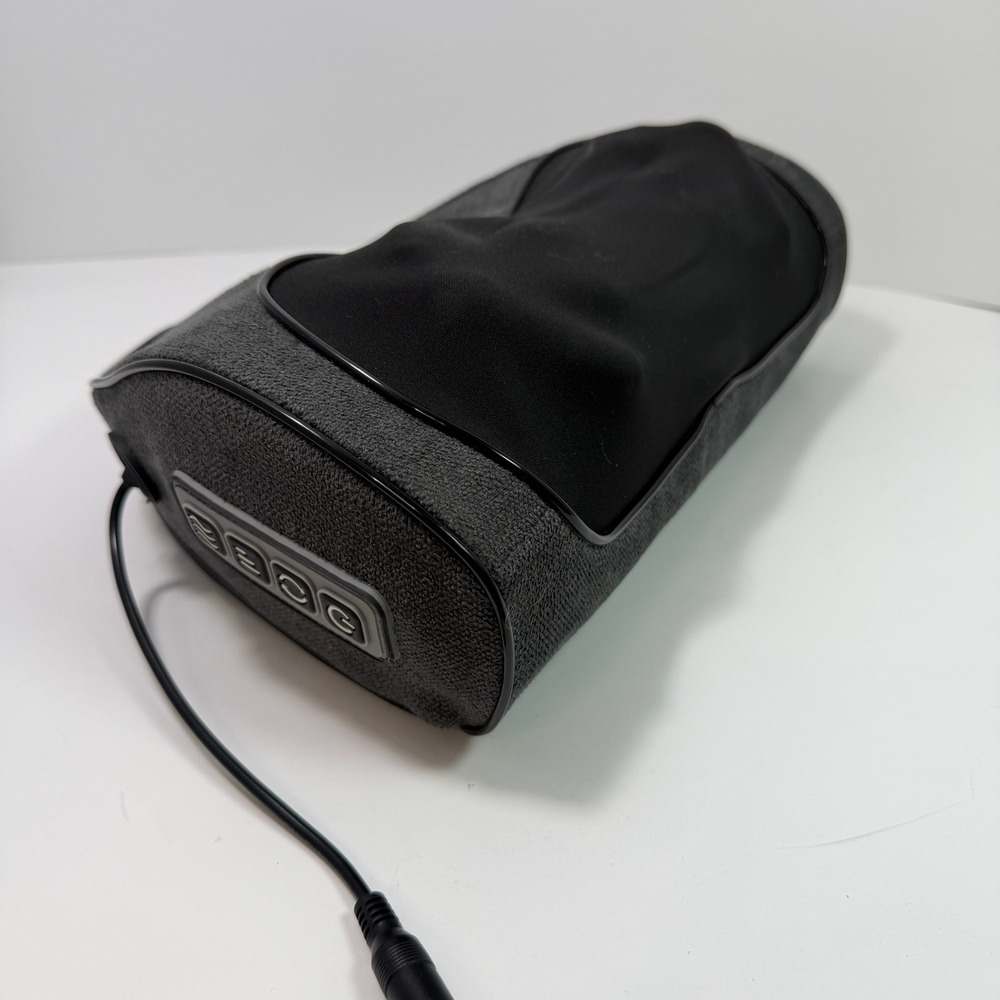 Fu'an YunShan Shiatsu Cervical Massager with Heat JH-007 Grey Neck Pillow